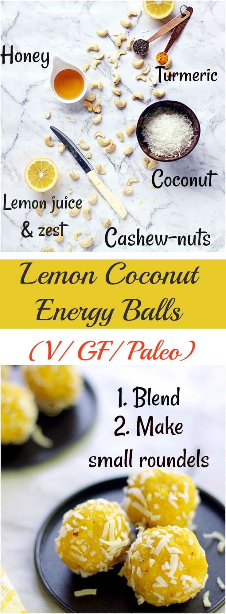 3 Healthy Energy Balls recipe ideas cranberry vanilla lemon coconut brownie cocoa powder