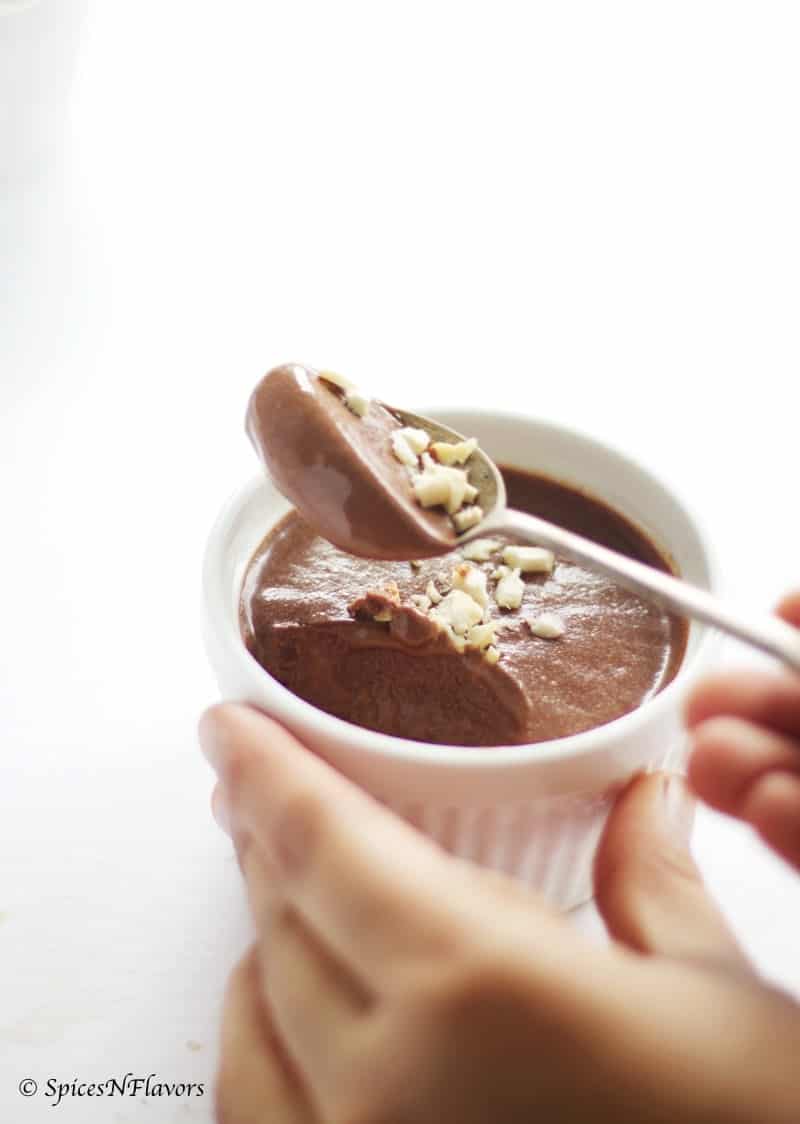chocolate pudding 3 ingredient chocolate pot chocolate mousse easy pudding no cook no bake recipe food photography creamy chocolate pudding recipe