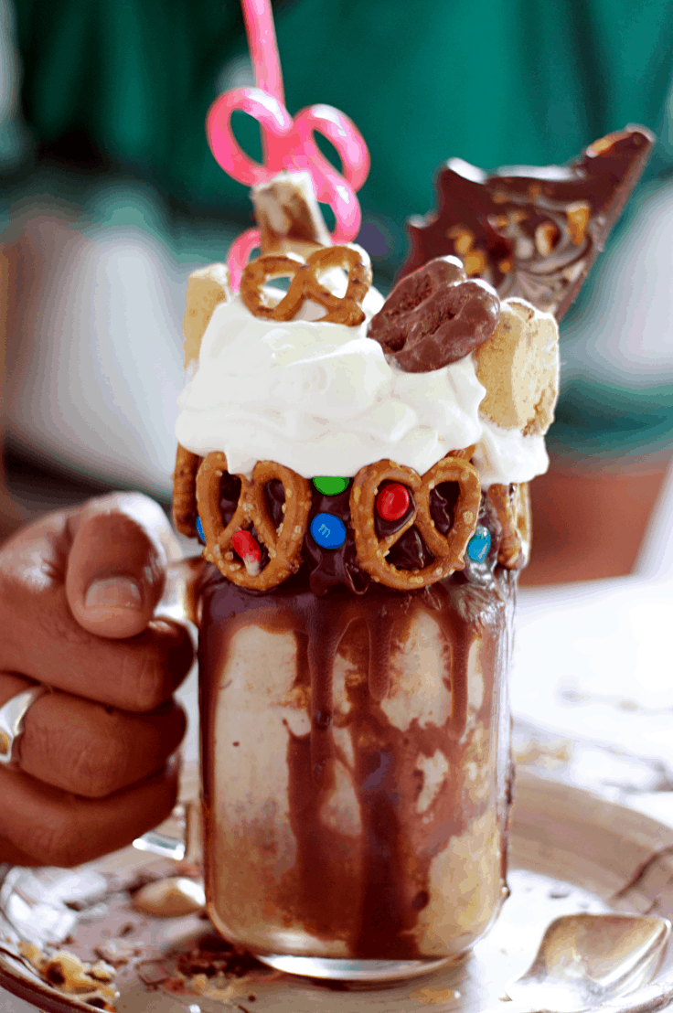 Salted Caramel Cookies salted caramel cookie and pretzel freakshake Spices N 