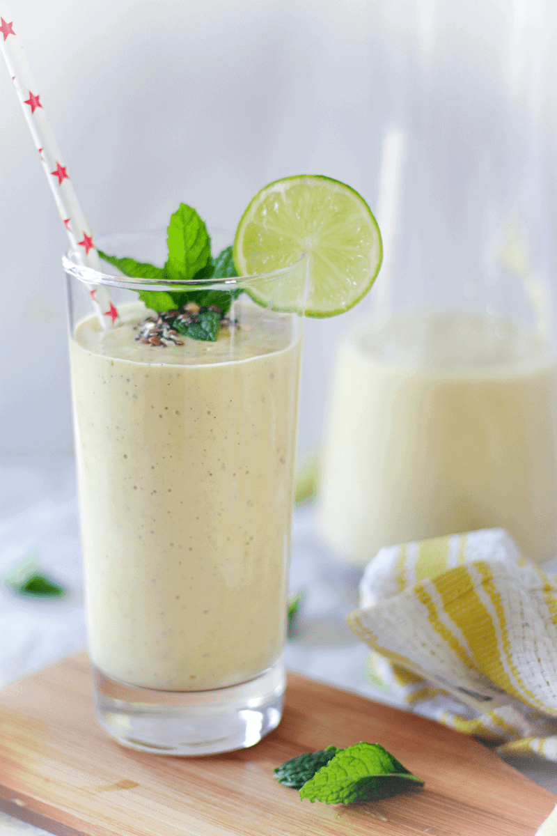 Mango Cheesecake Smoothie - Dessert for Breakfast - Spices N Flavors