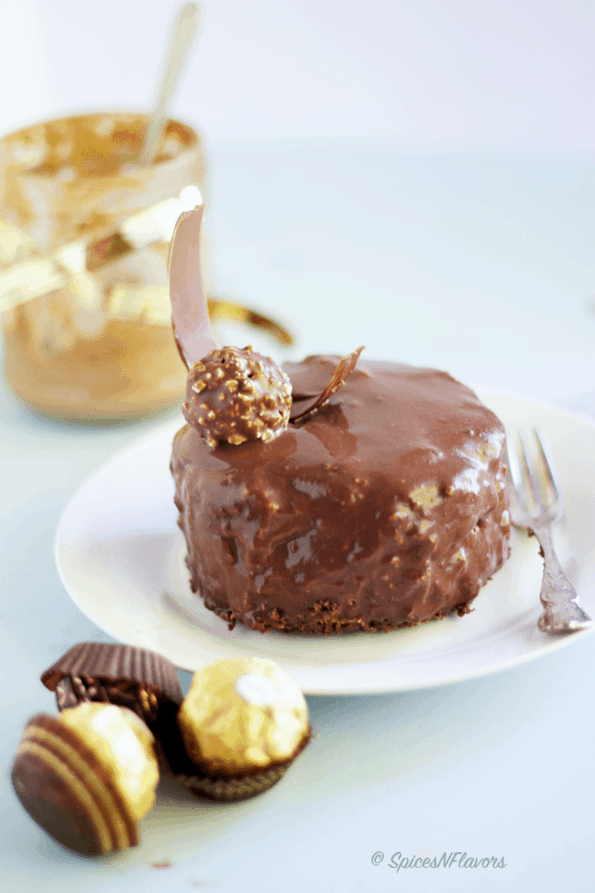 Ferrero Rocher Mousse Cake - Spices N Flavors