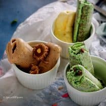 Easy 2-Ingredient Homemade Rolled Ice Cream Recipe + VIDEO