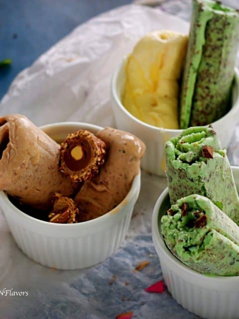 thai rolled ice-cream homemade rolled ice cream how to make rolled ice cream at home