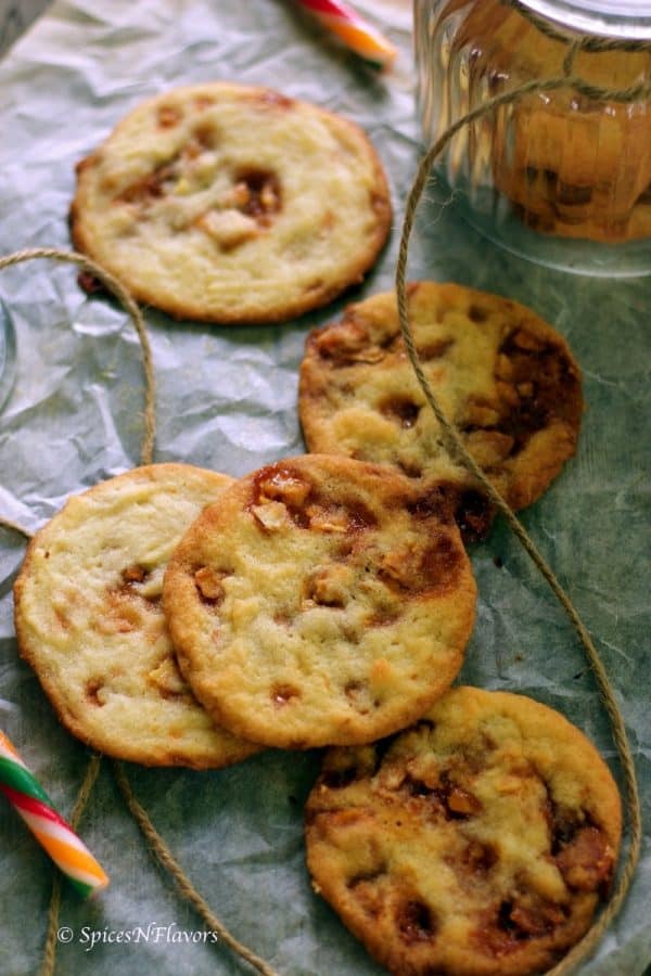 Toffee Cookies Christmas Cookies Holiday Baking Spices N Flavors