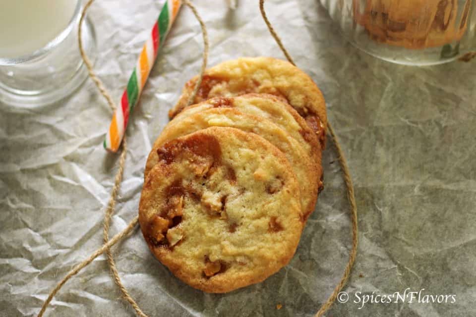 Toffee Cookies Christmas Cookies Holiday Baking Spices N Flavors