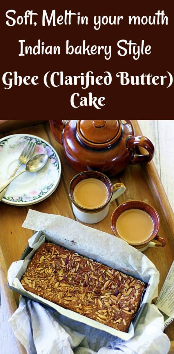 Ghee Cake Indian (Calicut) Bakery Style Spices N Flavors