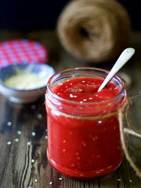 indian spiced plum chutney plums chutney sweet spicy tangy indian condiment best side dish for idli dosa phulka how to store chutney for 2 3 months fresh plum chutney plum jam plum photography indian chutney