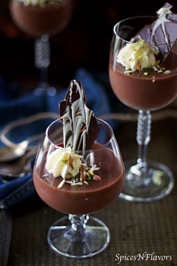 Chocolate Pudding Eggless, No Agar Agar or Gelatin Spices N Flavors
