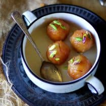 Bread Gulab Jamun Recipe, instant bread gulab jamun recipe, instant indian sweet, instant indian dessert, how to make gulab jamun at home, gulab jamun recipe, how to make gulab jamun using bread,