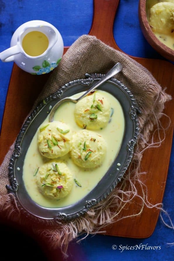 Rasmalai recipe - Tips to make it just Perfect and Soft - Spices N Flavors