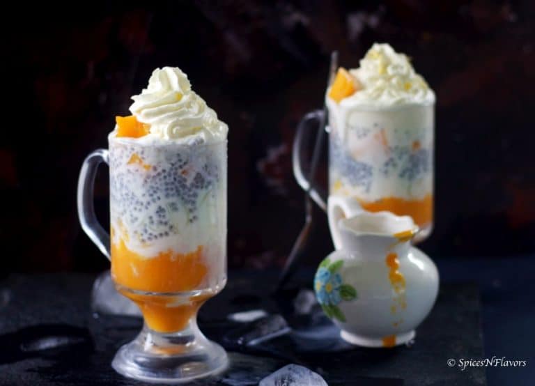 Mango Falooda recipe | How to make Falooda | Falooda Ice-Cream - Spices ...