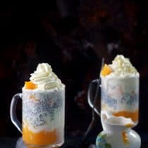 straight view of mango falooda recipe