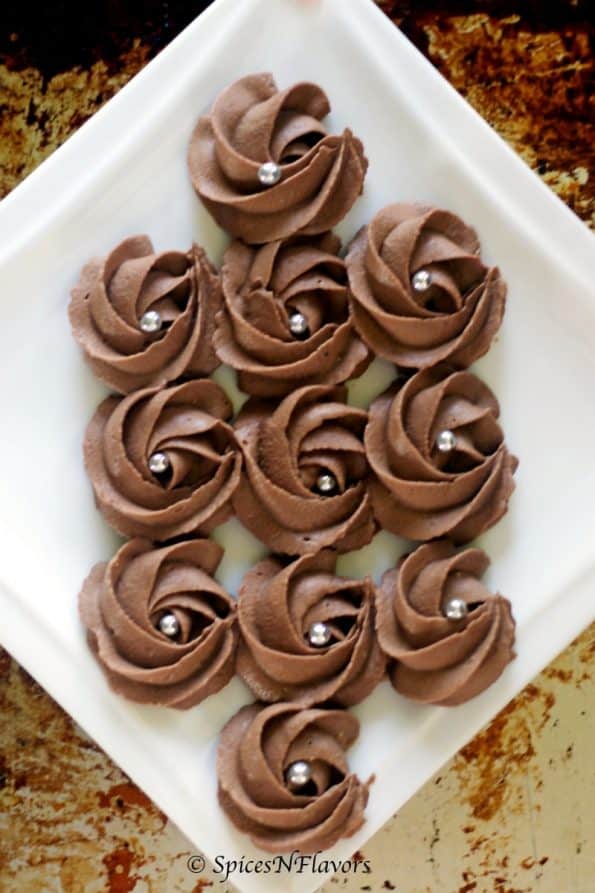 Stabilized Chocolate Whipped Cream Frosting Spices N Flavors