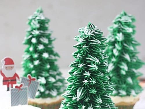 How To Make Christmas Tree Cupcakes Spices N Flavors