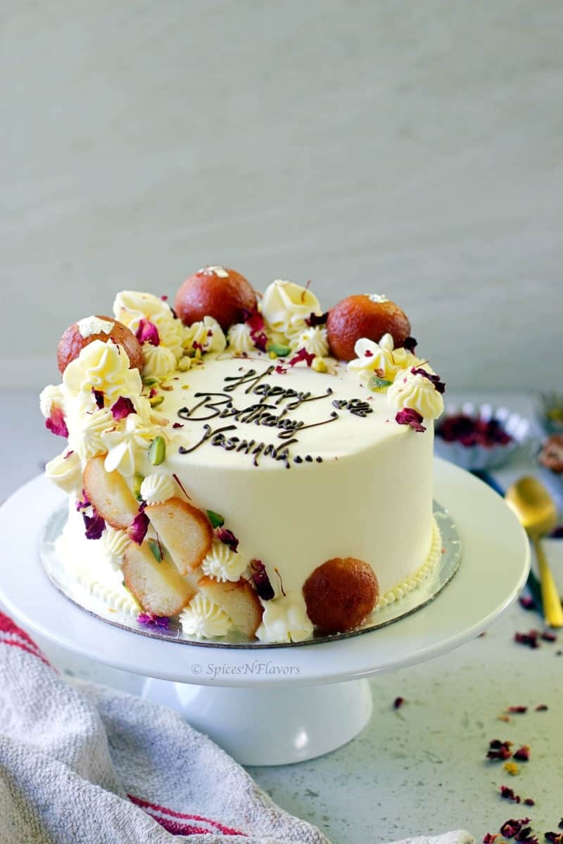 Chocolate cake with azuki filling