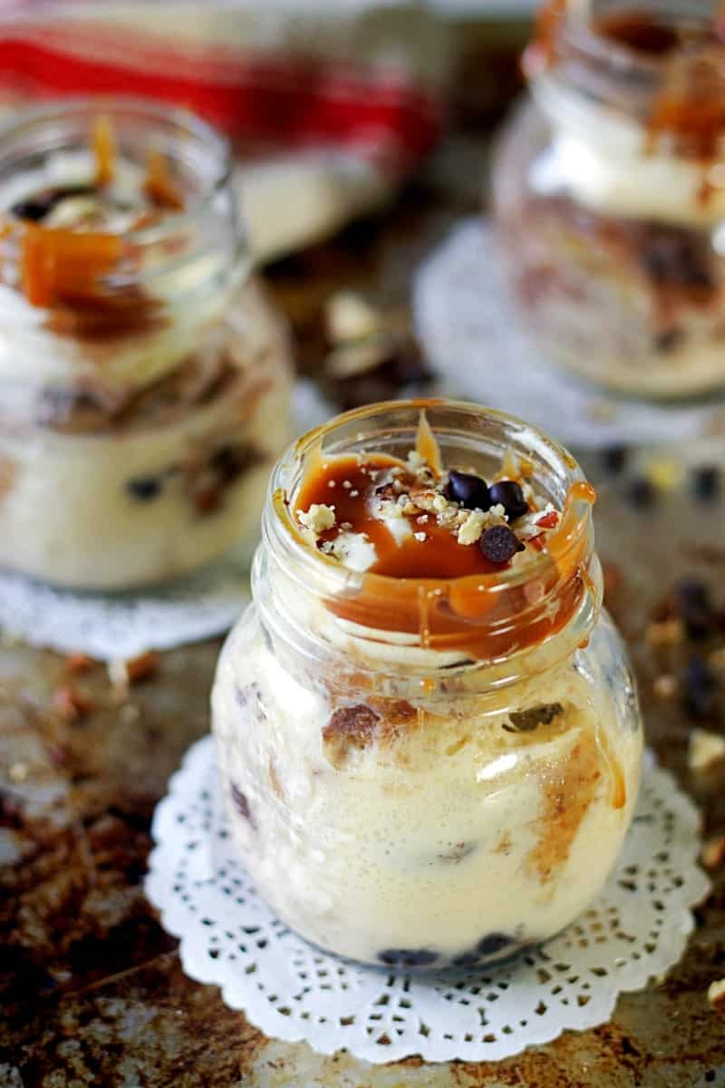 Instant Pot Bread Pudding in a Jar Spices N Flavors