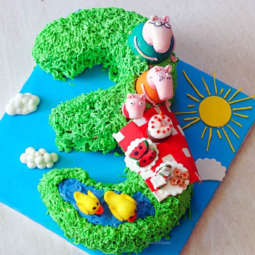 Peppa Pig Happy Birthday Cake