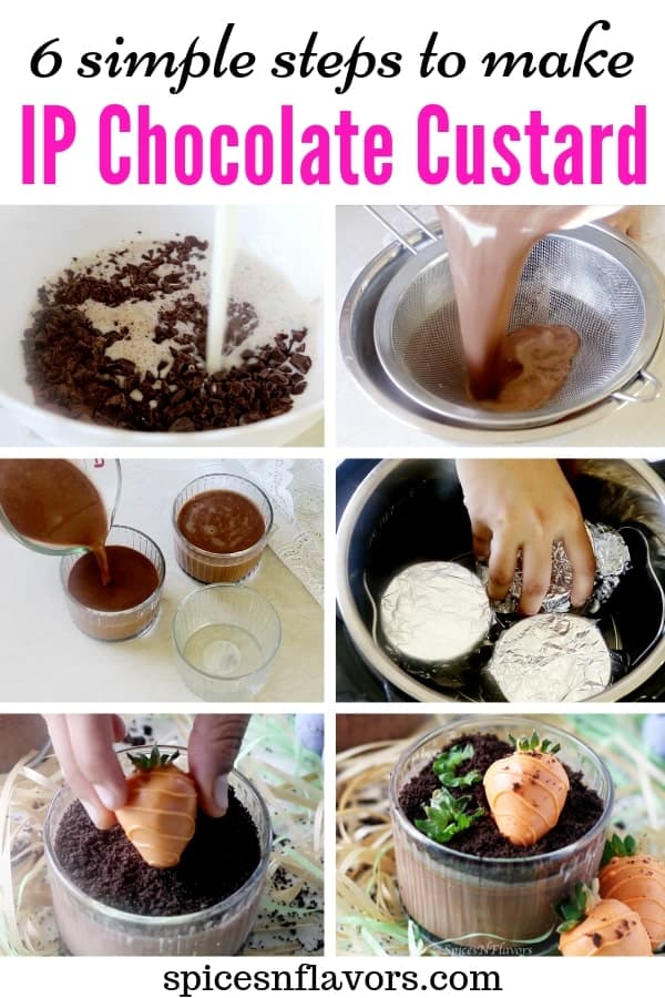 Instant Pot Chocolate Custard Chocolate Custard recipe