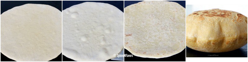 instant pot whole wheat pita bread step 5