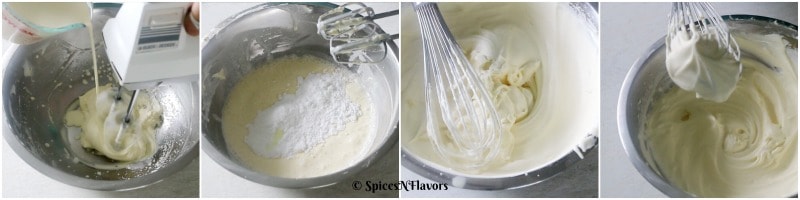 step 7 of eggless butterscotch cake recipe