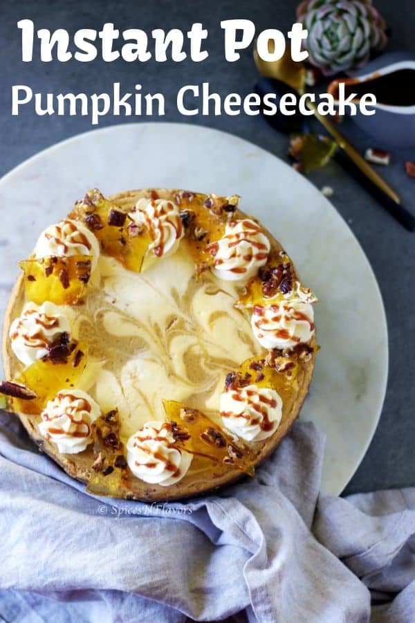 Instant pot pumpkin best sale cheesecake 6 inch pan