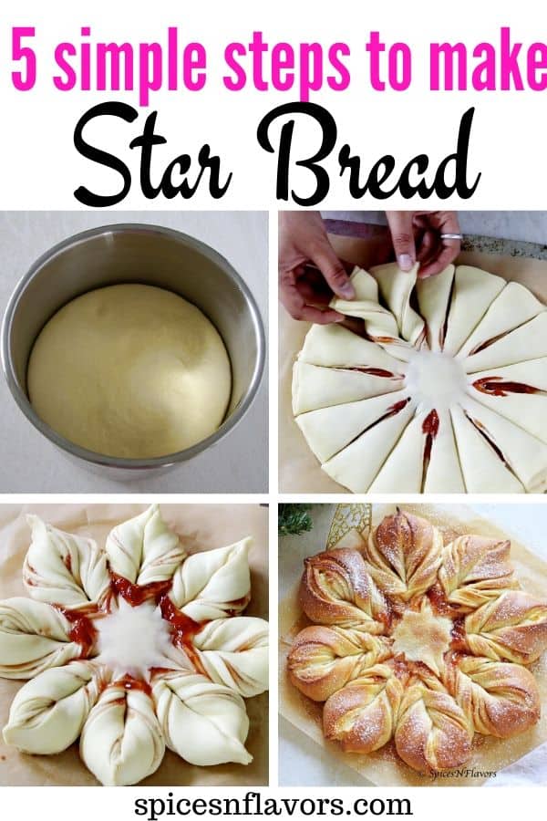 pin image of star bread