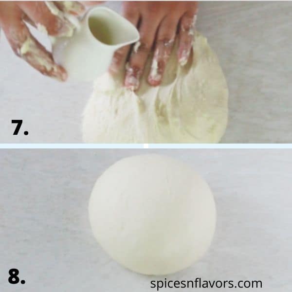 making a soft pliable dough
