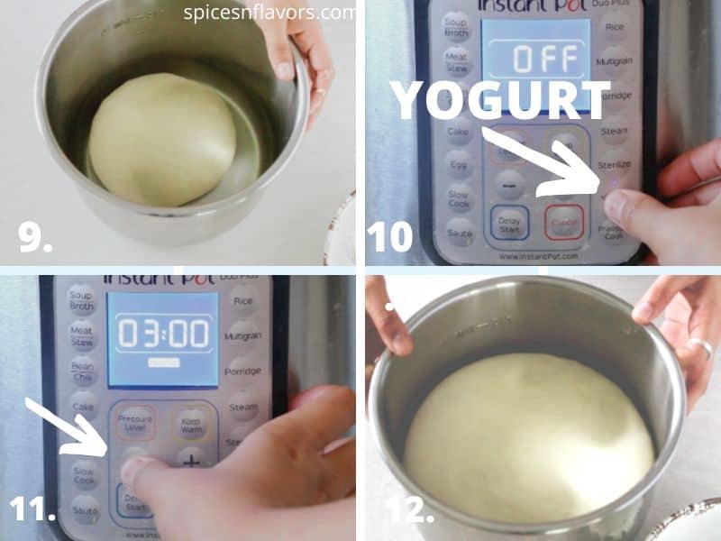 proofing dough in instant pot