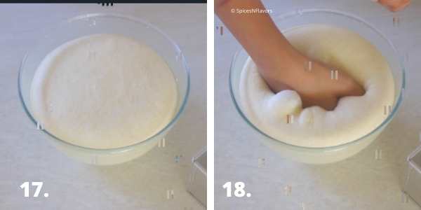 punch the dough to release air bubbles