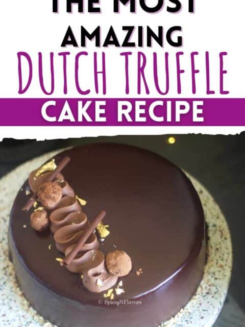 Chocolate Truffle Birthday Cake + Easy Cake Writing Trick! - YouTube