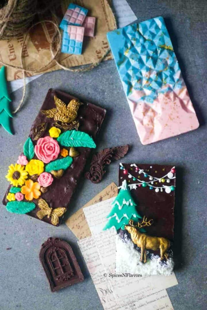 Personalized Homemade Chocolate Bars Tutorial Spices N Flavors