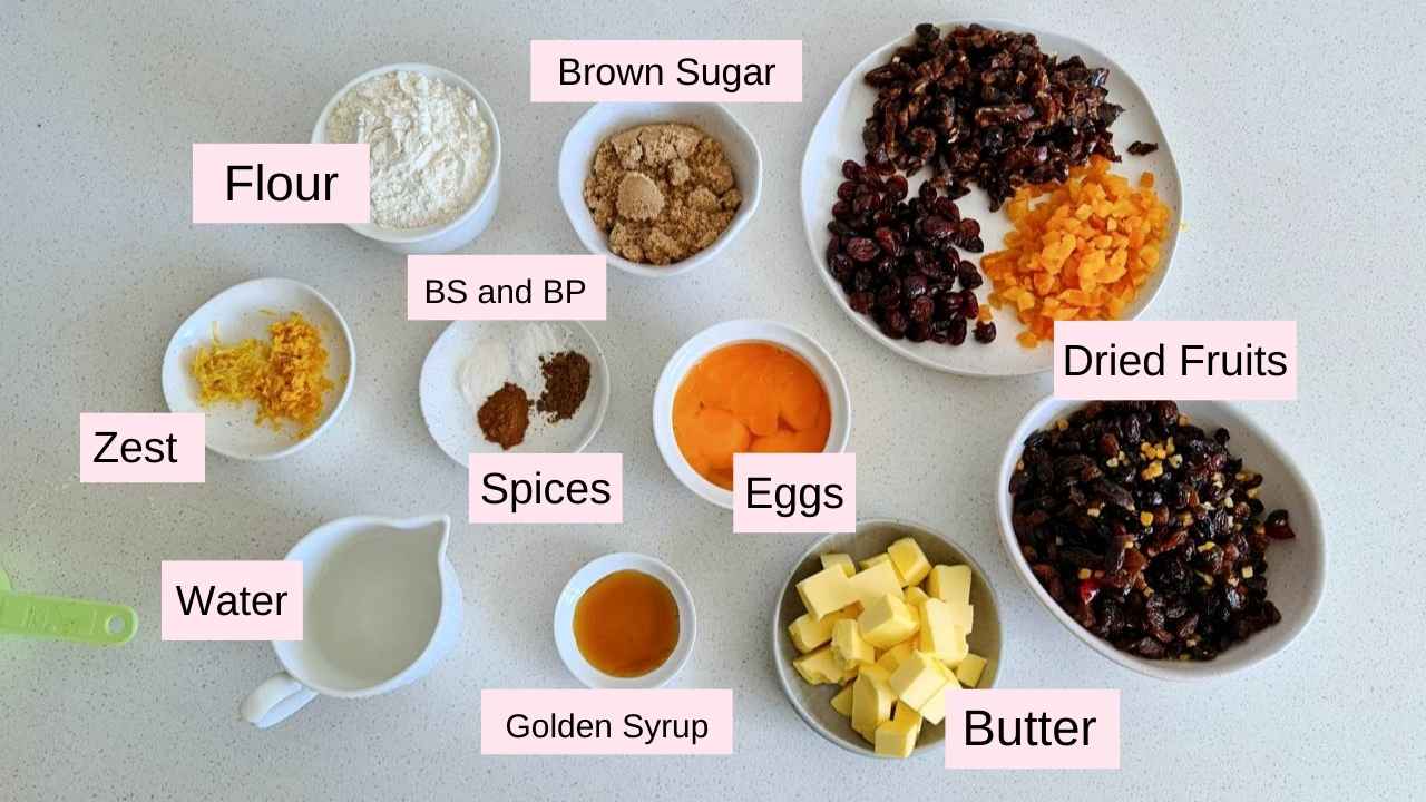 ingredients needed to make the cake