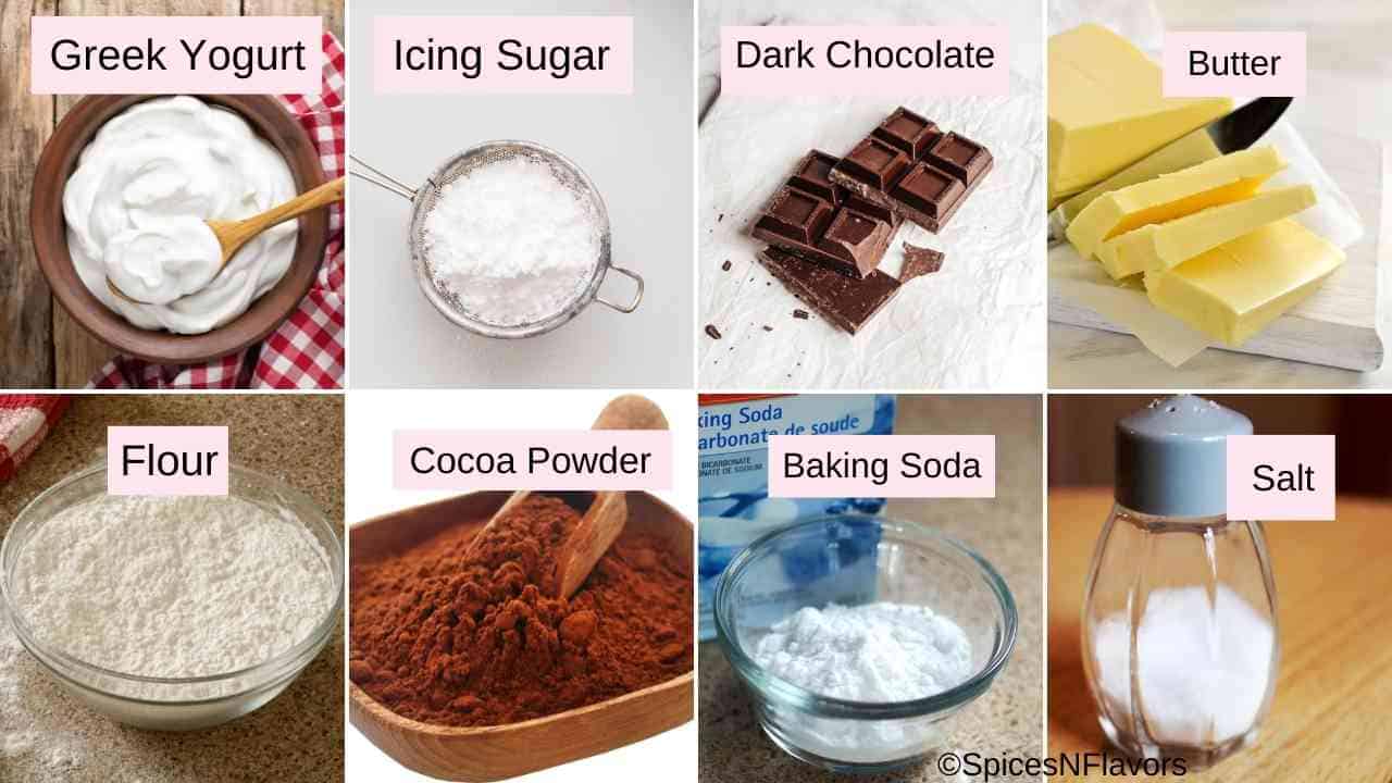 ingredients needed to make chocolate brownies