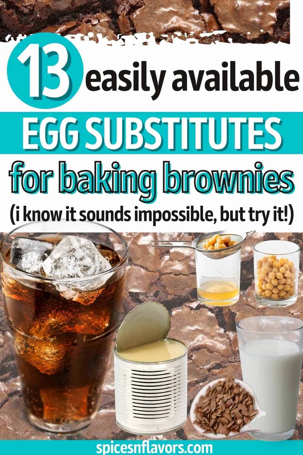 13 Easily Available Egg Substitutes for baking Brownies Spices N Flavors