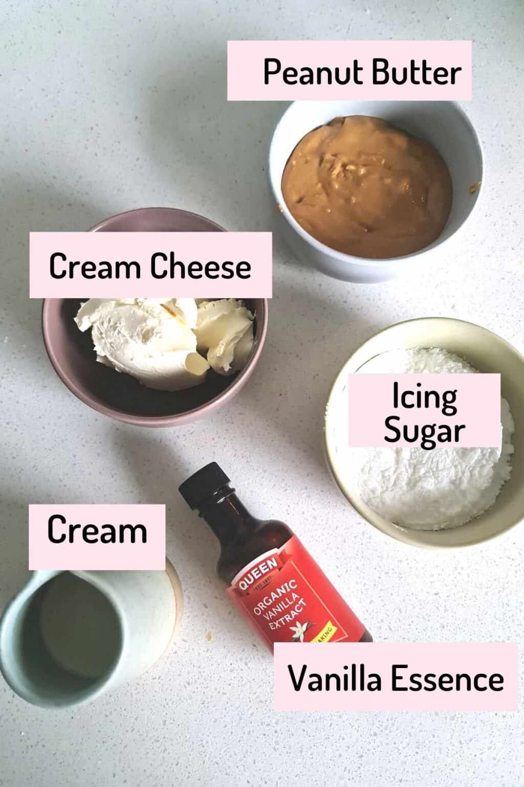 Peanut Butter Cream Cheese Frosting without Butter Spices N Flavors