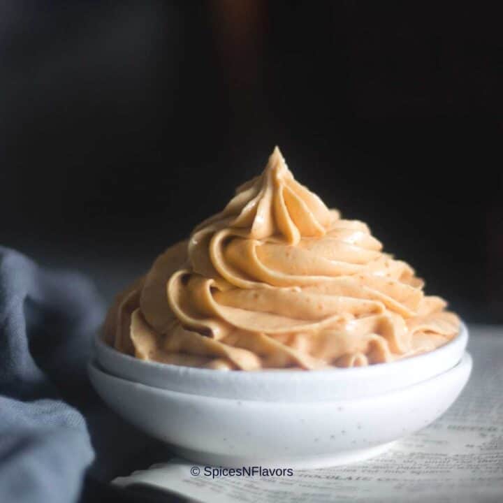 Peanut Butter Cream Cheese Frosting without Butter Spices N Flavors