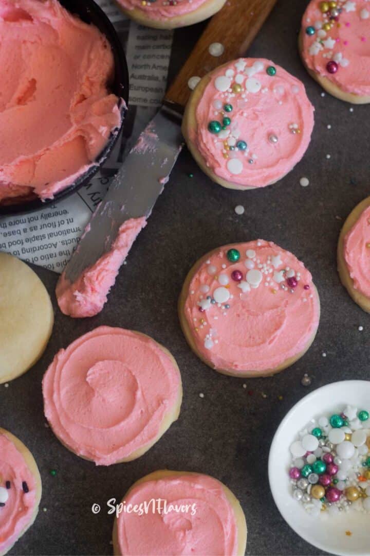 Air Fryer Sugar Cookies from Scratch Eggless Spices N Flavors