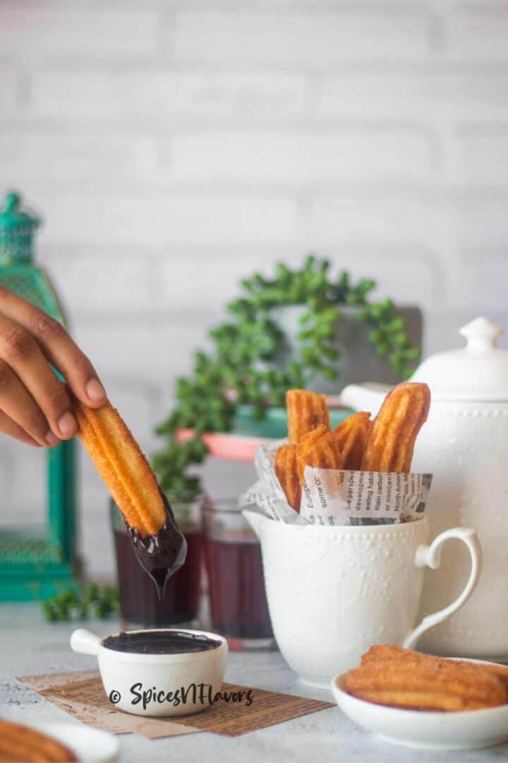 The Best Eggless Churros Recipe - Spices N Flavors Bild & Inspiration The Best Eggless Churros Recipe - Spices N Flavors