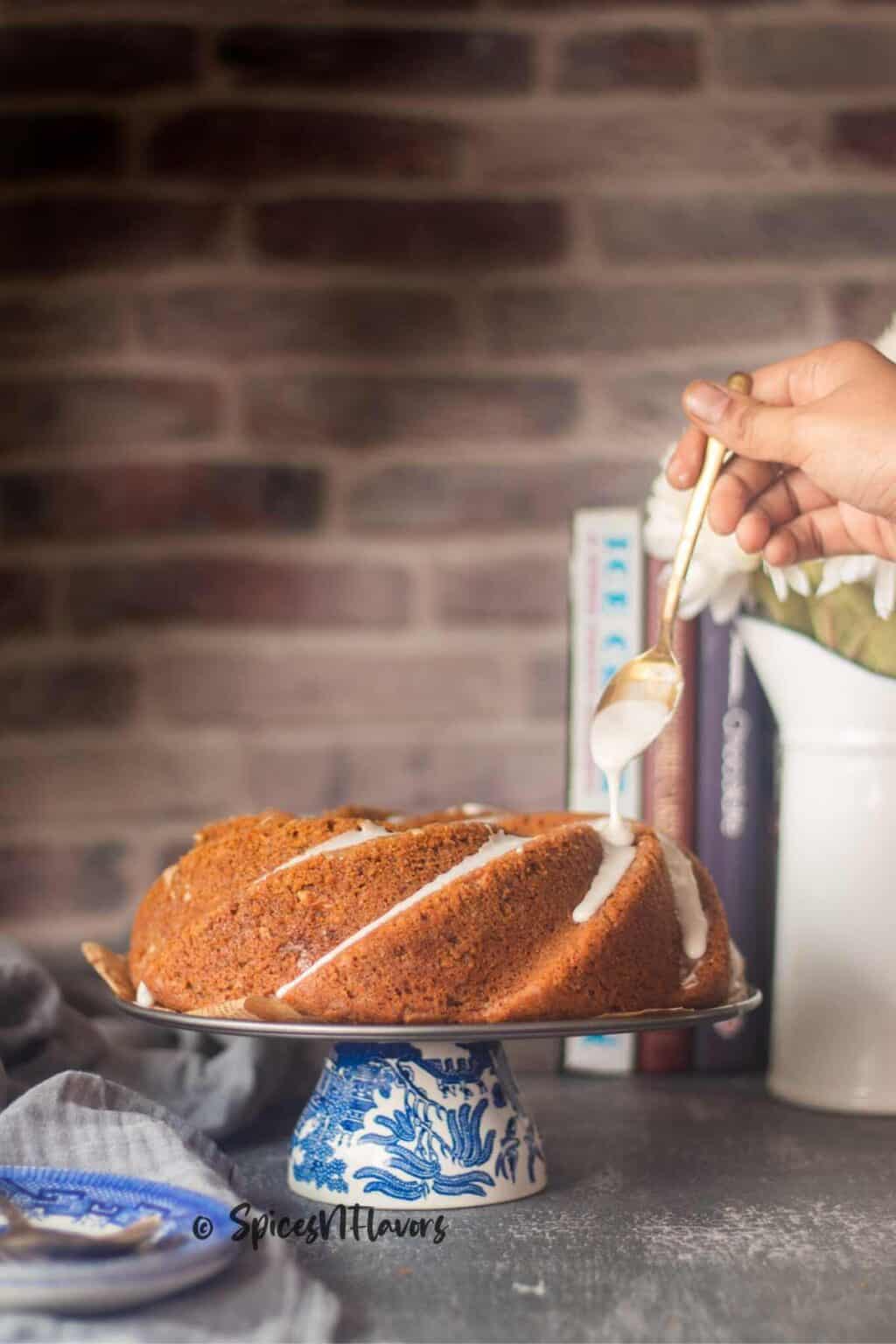 The best Yogurt Coffee Cake recipe without eggs Spices N Flavors