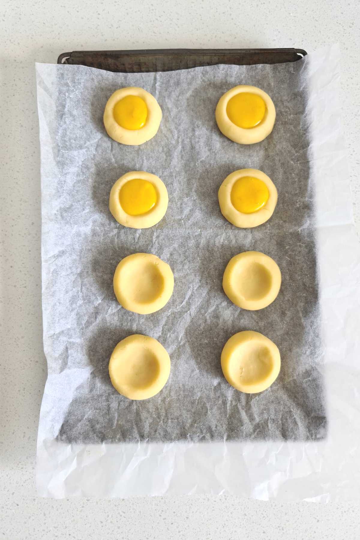 fill the cookies with lemon curd