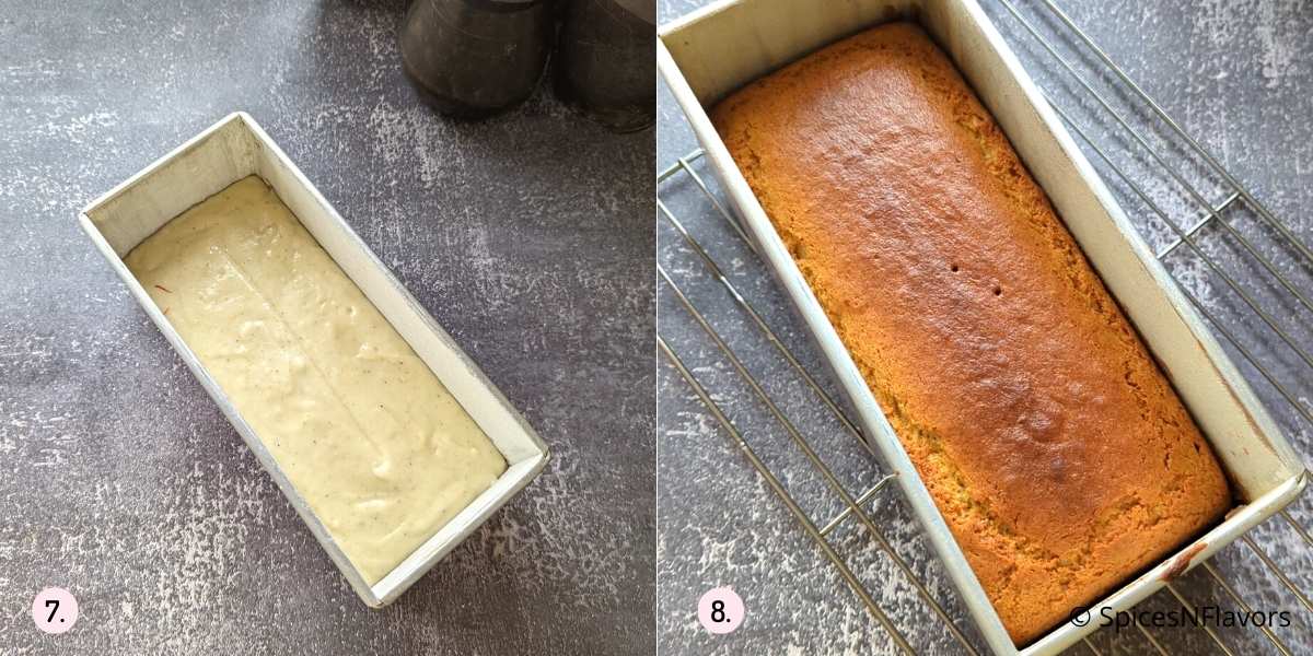 bake the cake batter