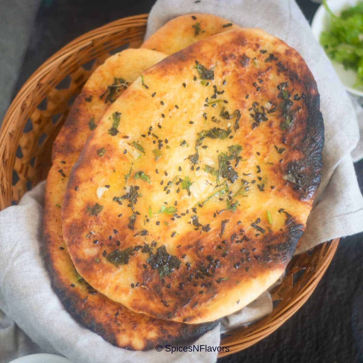 The Best Homemade Air Fryer Naan Bread recipe Spices N Flavors