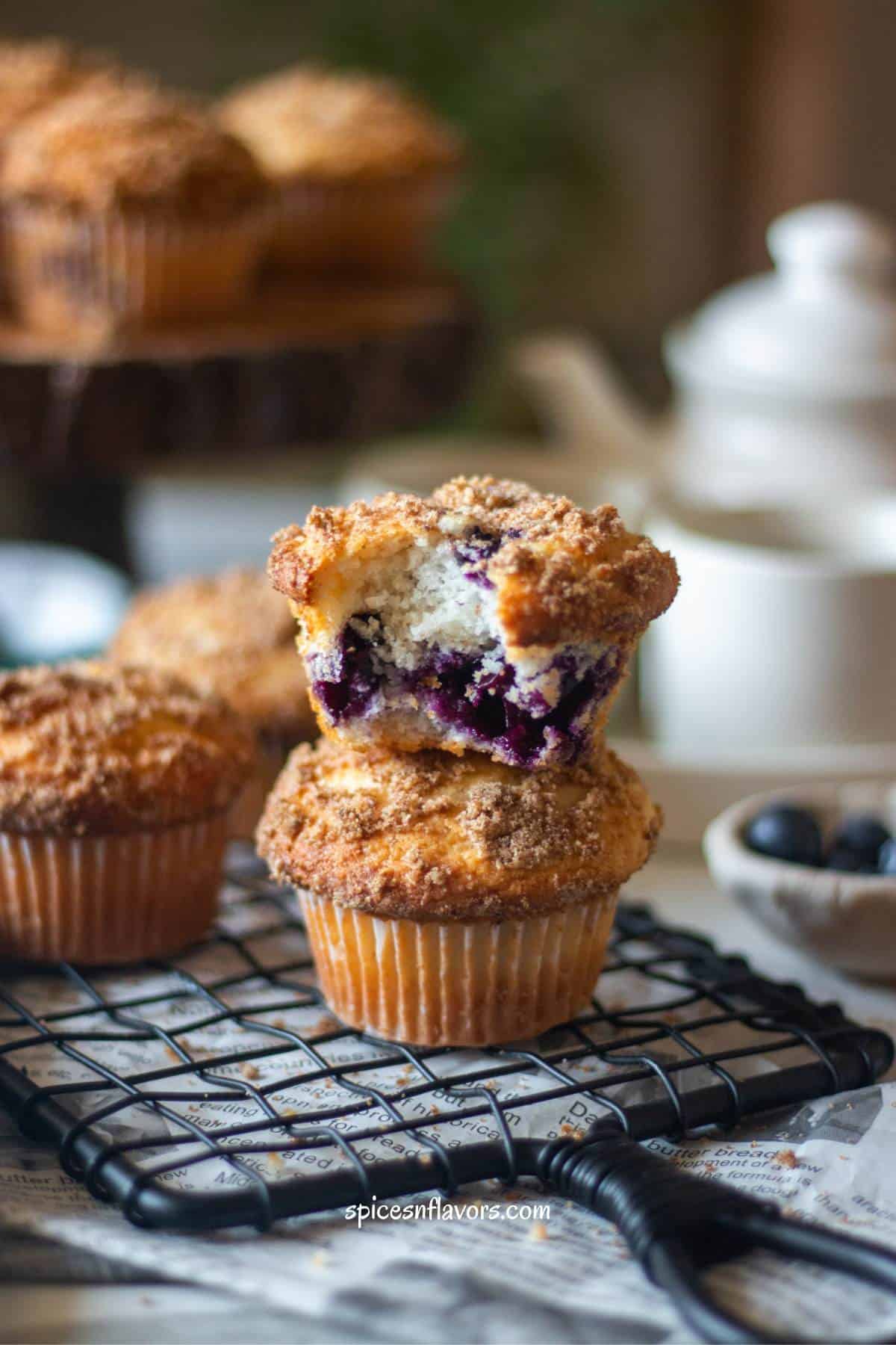 Cake Mix Blueberry Muffins Recipe - By Kelsey Smith | Recipe | Cake mix,  Muffin recipes blueberry, Healthy dessert recipes