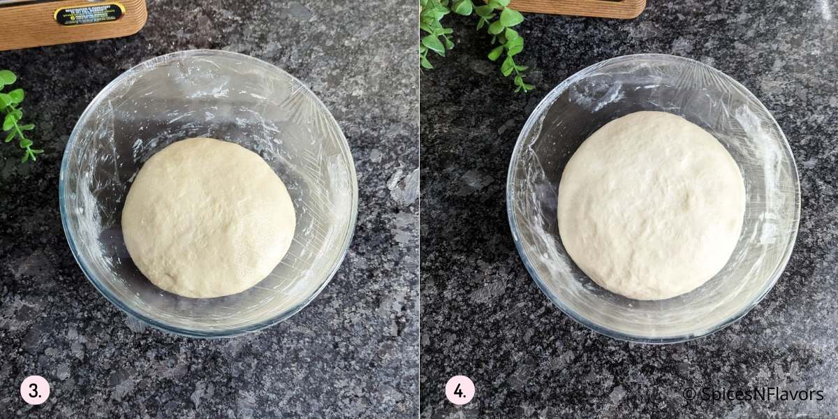 allow the dough for first proofing