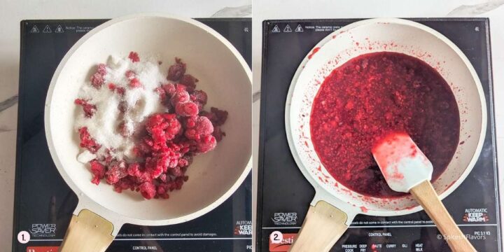 Filling Raspberry Dla How to make Raspberry Filling for Cupcakes - Spices N Flavors