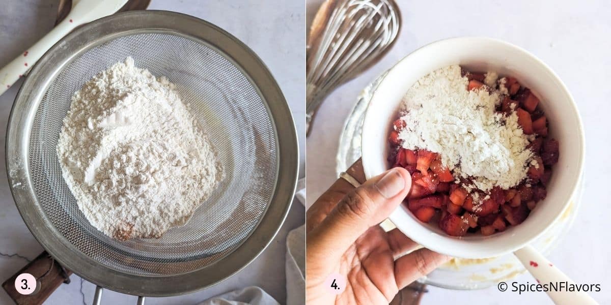 combining dry ingredients
