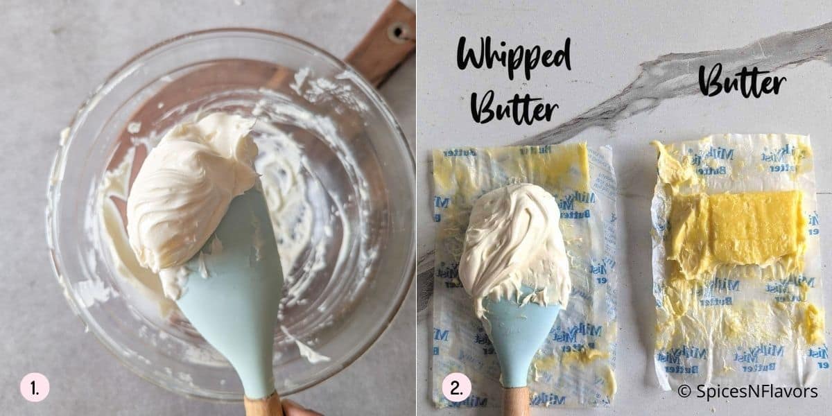 beat butter until it is pale and smooth