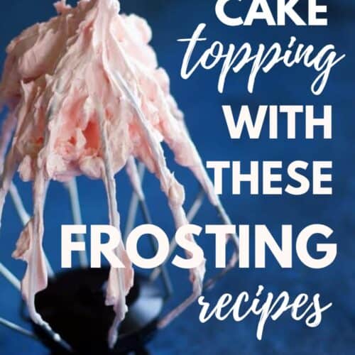 a whisk with buttercream frosting and text on top