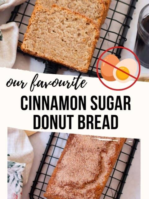collage of two images with text in the centre to fit the recipe card size