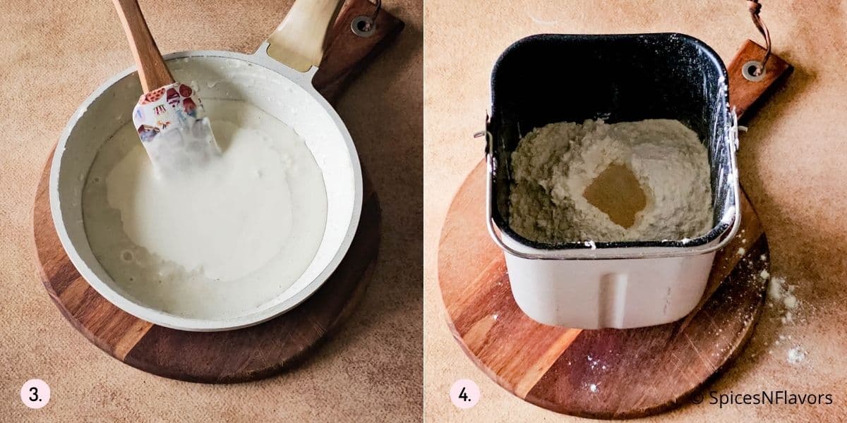 adding rest of the ingredients to the prepared roux
